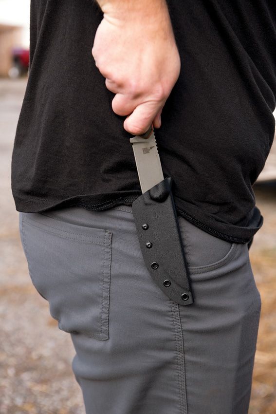 TOPS Muley Combo Fixed Blade 154CM Stainless G10 Kydex