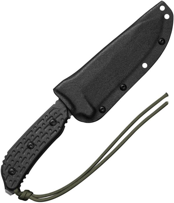 TOPS Mil-SPIE 5 Fixed Blade Knife 1095 Steel Black Micarta