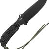 TOPS Mil-SPIE 5 Fixed Blade Knife 1095 Steel Black Micarta