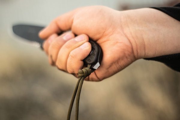 TOPS Mil-SPIE 5 Fixed Blade Knife 1095 Steel Black Micarta