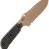 TOPS Mil-Spie3 Elite Fixed Blade Knife 1095HC Steel Tan Coyote