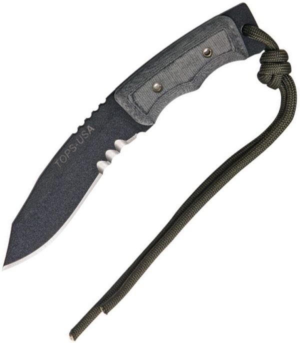 TOPS Mini Eagle XX Fixed Blade 3" 1095 Steel Tactical Knife