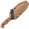 TOPS M-PAT Fixed Blade Knife 1095HC Steel Coyote Tan Kydex