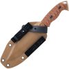 TOPS M-PAT Fixed Blade Knife 1095HC Steel Coyote Tan Kydex