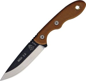 TOPS Mini Scandi Fixed Blade Knife 1095 High Carbon Steel USA