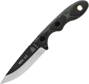 TOPS Mini Scandi Green Fixed Blade Knife 1095 Steel