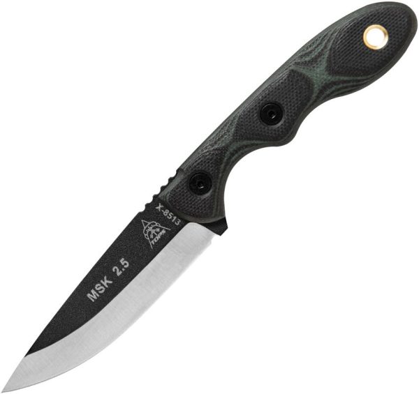 TOPS Mini Scandi Green Fixed Blade Knife 1095 Steel