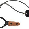 TOPS Mini Slingshot Fixed Blade Knife Black Micarta USA Made