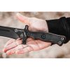 TOPS Operator 7 Blackout Fixed Blade Knife 1075HC Steel