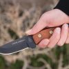 TOPS Overlander 2 Fixed Blade Knife 1095 Steel Tan Micarta