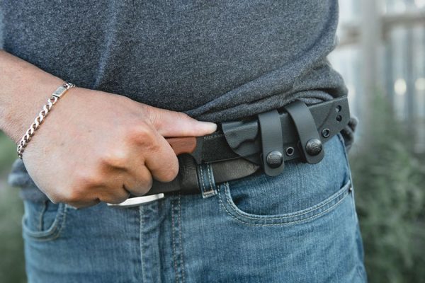 TOPS Pit Stop 3 Fixed Blade - Tan Micarta