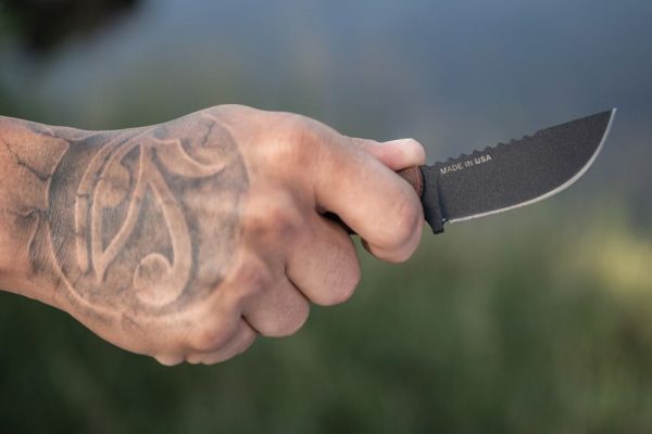 TOPS Pit Stop 3 Fixed Blade - Tan Micarta