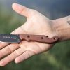 TOPS Pit Stop 3 Fixed Blade - Tan Micarta