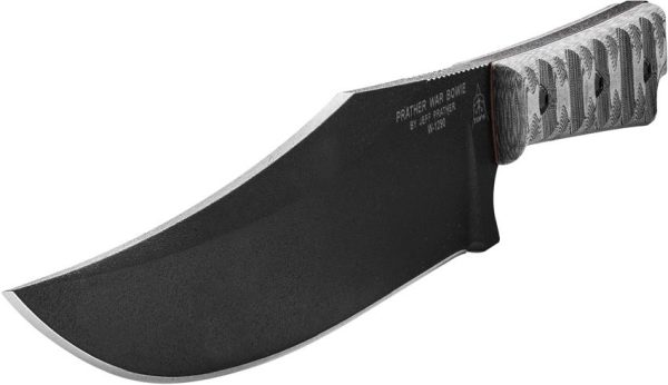 TOPS Prather War Bowie 1095 HC - Tan Micarta