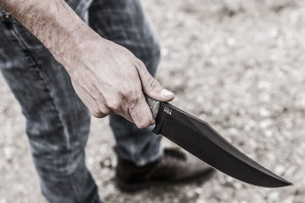 TOPS Prather War Bowie 1095 HC - Tan Micarta