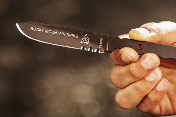 TOPS Rocky Mountain Spike Fixed Blade 1095 Steel Tactical Knife