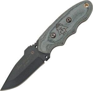 TOPS Tom Brown Scout Fixed Blade 1095 Steel Black Micarta