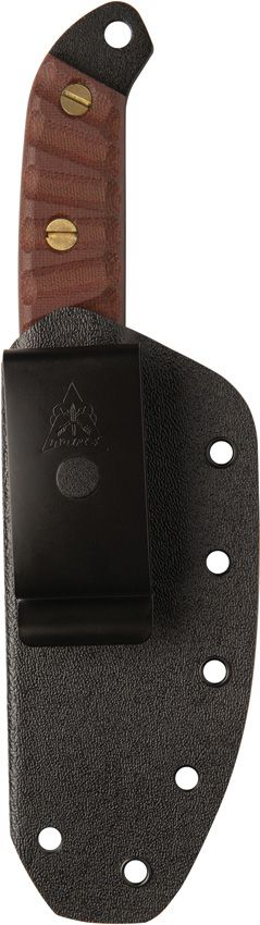 TOPS Shadow Rider Fixed Blade Knife 1095 Steel Tan Micarta