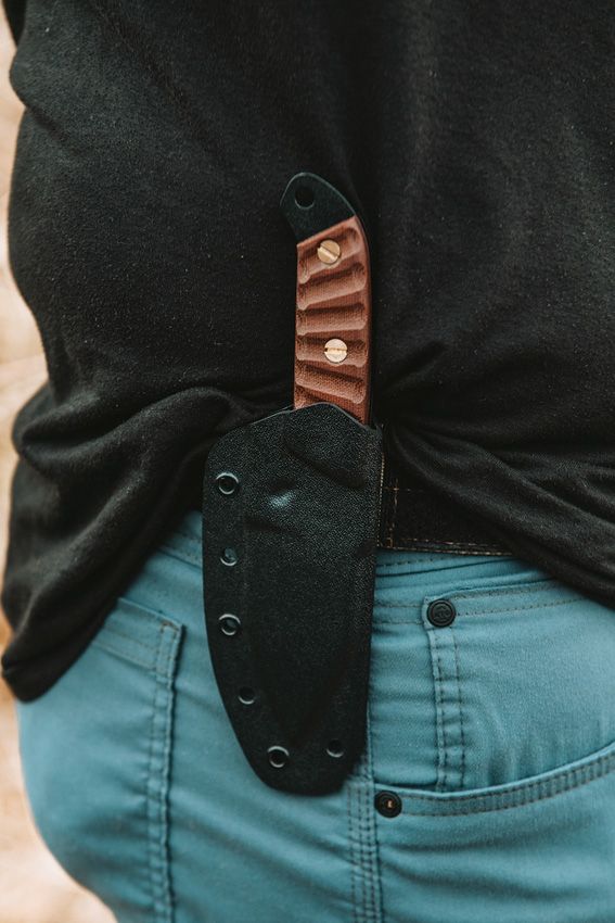 TOPS Shadow Rider Fixed Blade Knife 1095 Steel Tan Micarta