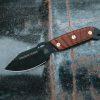 TOPS Shadow Rider Fixed Blade Knife 1095 Steel Tan Micarta