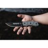 TOPS Steel Eagle Hunter Point Saw Fixed Blade Knife 1095HC