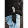 TOPS Steel Eagle Tanto Saw Fixed Blade 1095HC Black Micarta