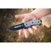 TOPS Steel Eagle Hunter Point Fixed Blade 1095HC Black Micarta