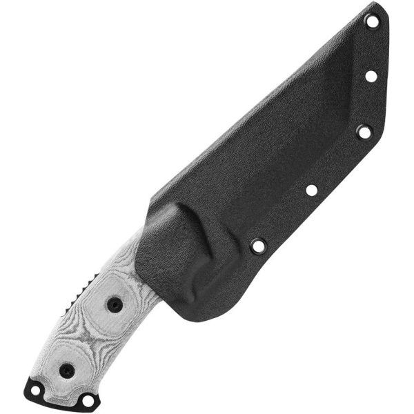 TOPS Steel Eagle Tanto Fixed Blade 1095HC Black Kydex Sheath