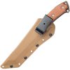 TOPS Steel Eagle 107C Delta Fixed Blade Knife 1095HC Sawback