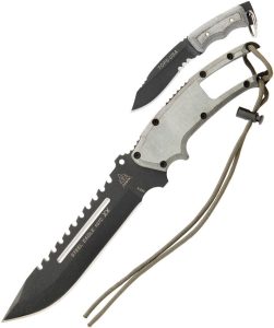 TOPS Steel Eagle Mini Eagle Combo Fixed Blade 1095 Steel USA