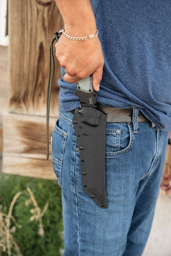 TOPS Steel Eagle Mini Eagle Combo Fixed Blade 1095 Steel USA