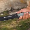 TOPS Steel Eagle Mini Eagle Combo Fixed Blade 1095 Steel USA