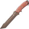 TOPS Steel Eagle Delta Class Fixed Blade 1095HC Tan Micarta