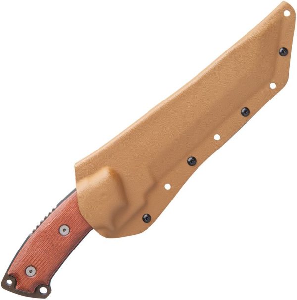 TOPS Steel Eagle Delta Class Fixed Blade 1095HC Tan Micarta