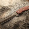 TOPS Steel Eagle Delta Class Fixed Blade 1095HC Tan Micarta