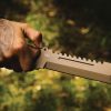 TOPS Steel Eagle Delta Class Fixed Blade 1095HC Tan Micarta