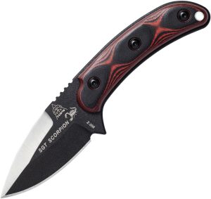 TOPS Sgt Scorpion Fixed Blade Knife 1095 Carbon Steel USA Made