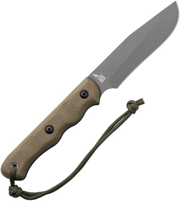 TOPS Spirit Hunter X3 Fixed Blade 1095HC Steel Green Micarta