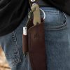 TOPS Spirit Hunter X3 Fixed Blade 1095HC Steel Green Micarta