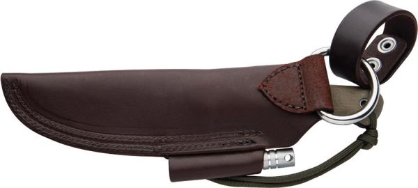 TOPS Spirit Hunter X3 Fixed Blade 1095HC Steel Green Micarta