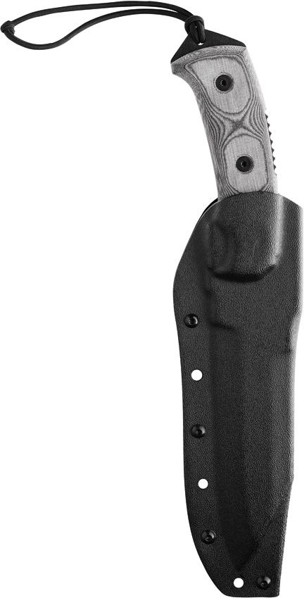 TOPS Smoke Jumper Fixed Blade 1095 Steel Black Micarta USA