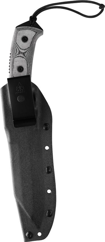 TOPS Smoke Jumper Fixed Blade 1095 Steel Black Micarta USA