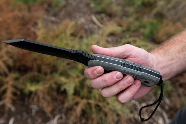 TOPS Smoke Jumper Fixed Blade 1095 Steel Black Micarta USA