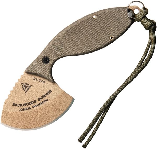 TPSKIN01.jpg TOPS Backwoods Skinner Fixed Blade 1095 Carbon Steel Tan