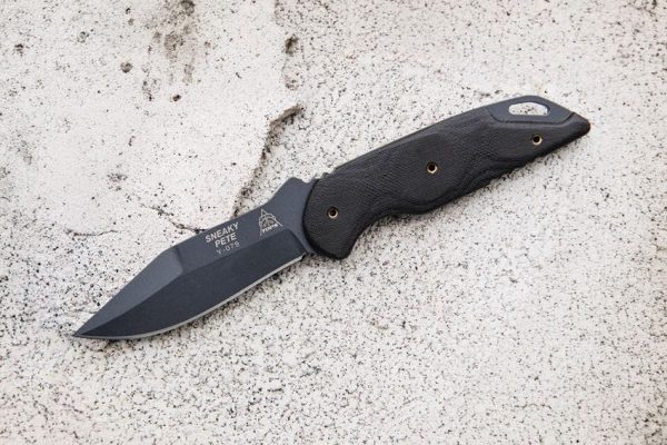 TOPS Sneaky Pete Acid Rain Fixed Blade Knife 1095HC Steel