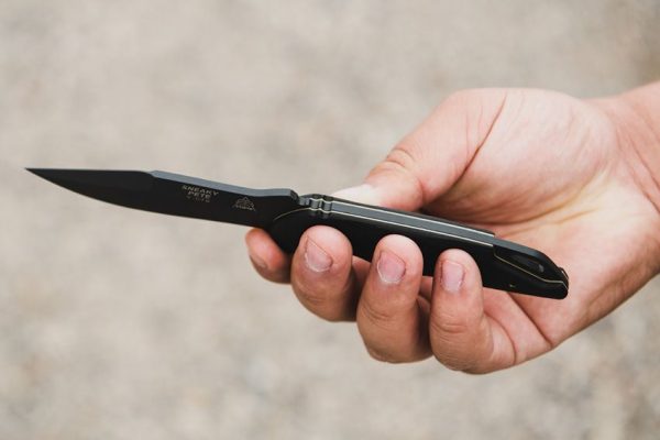 TOPS Sneaky Pete Acid Rain Fixed Blade Knife 1095HC Steel