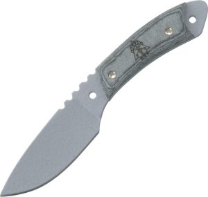 TOPS Sparrow Hawke Fixed Blade Knife 1095 Steel Tactical Gray