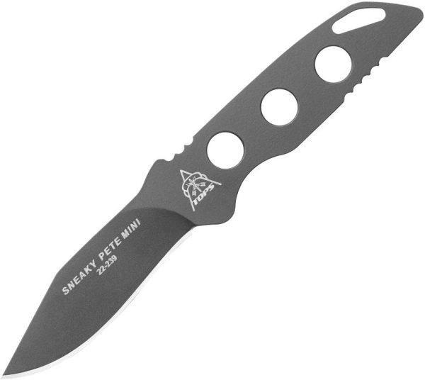 TOPS Sneaky Pete Mini Acid Rain Fixed Blade 1095HC Steel Knife