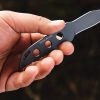 TOPS Sneaky Pete Mini Acid Rain Fixed Blade 1095HC Steel Knife