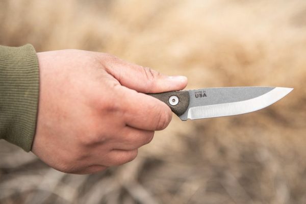 TOPS Scandi Trekker Fixed Blade Knife 1095 High Carbon Steel